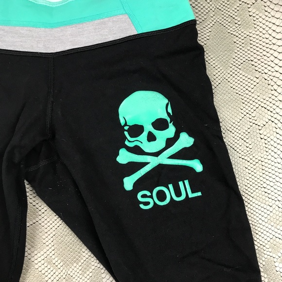 Lululemon soul cycle skull reversible wunder under - Picture 2 of 6
